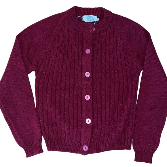 Vintage 70s Girls Cardigan Sweaters - Picture 2 of 10